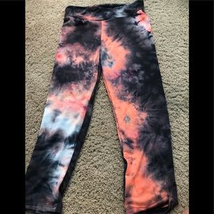 Orange n black leggings